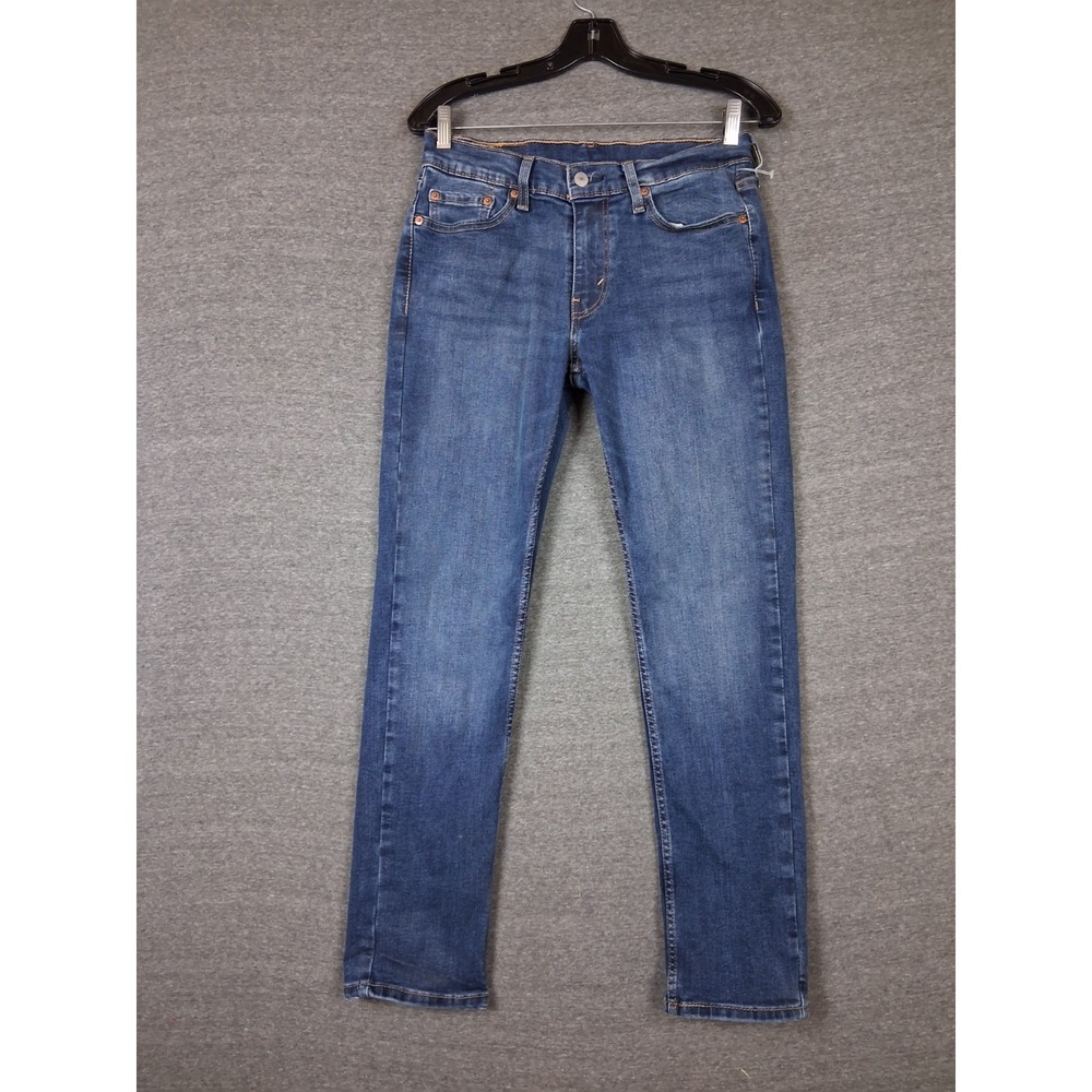 Levis Jeans Mens 30x30 Blue Denim 511 Medium Wash Slim Fit Stretch Casual